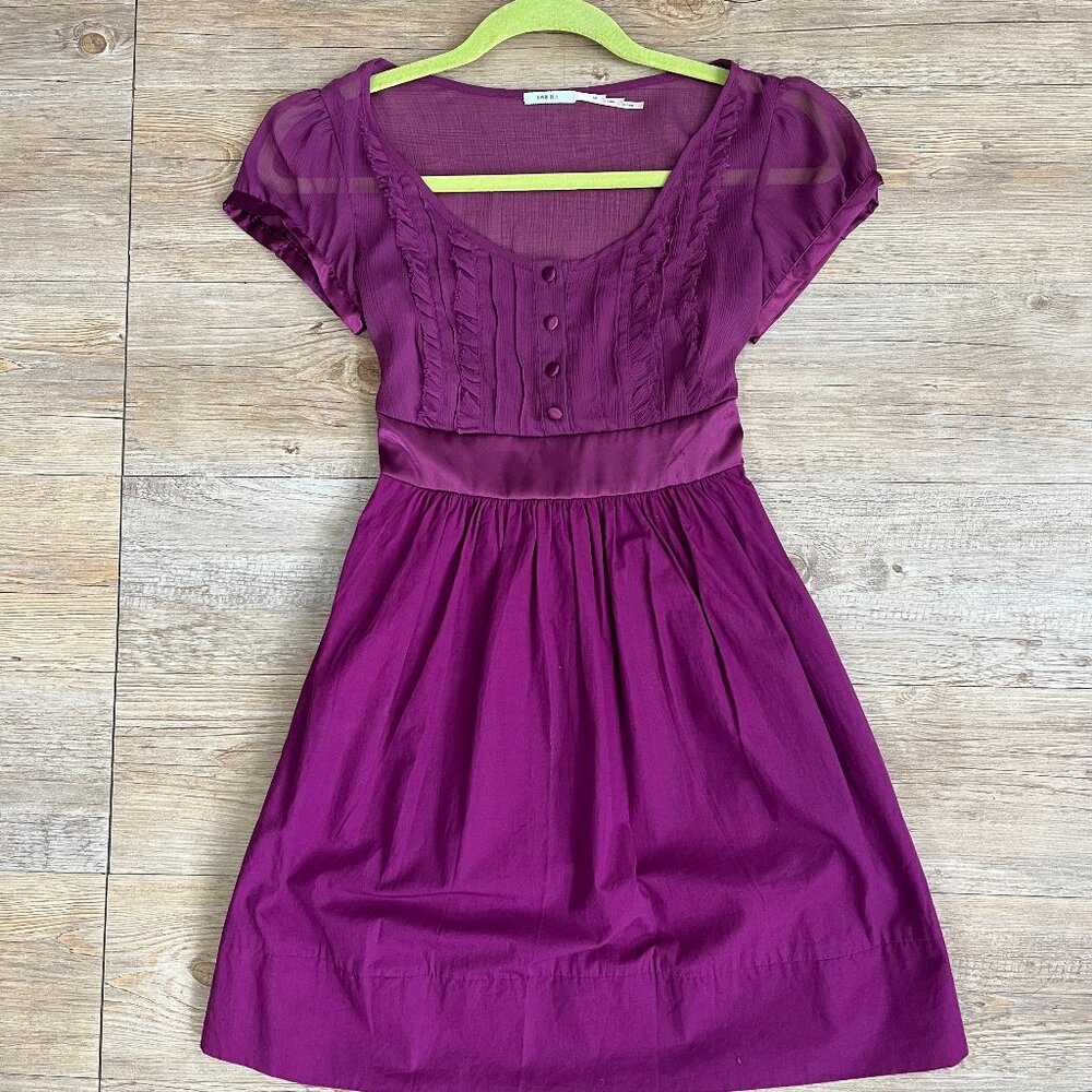 Urban Outfitters chiffon mini A-Line dress XS, Like-New, Purple